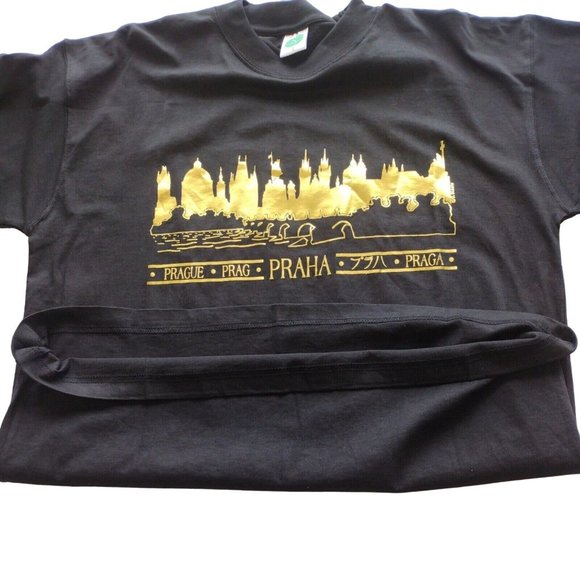 TShirt Mens Large Unbranded Prague - Picture 10 of 10